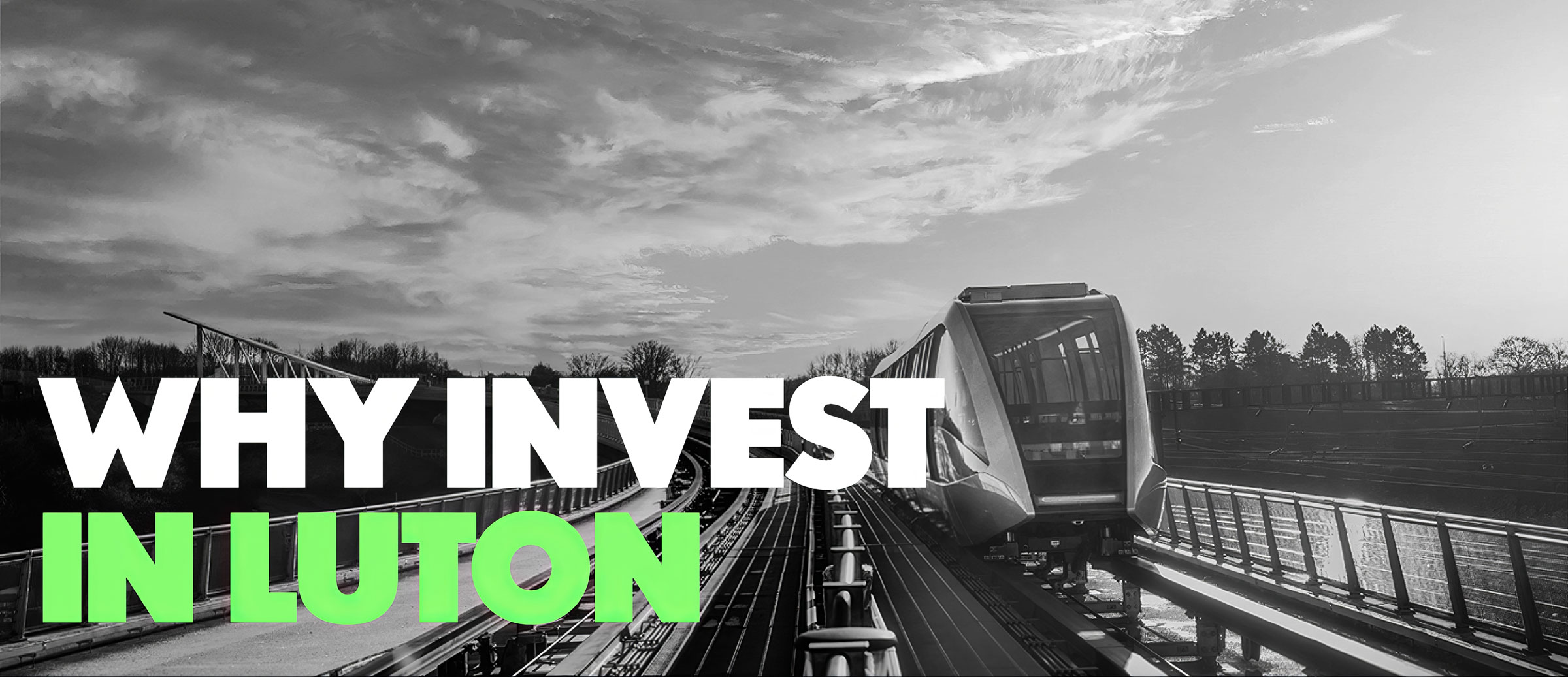 London Luton Airport's DART train in action