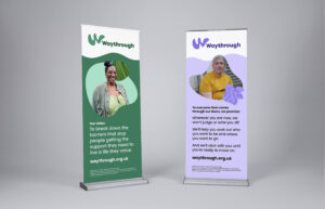 Waythrough's banners