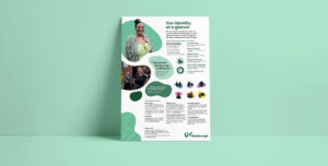 Waythrough's brand launch poster